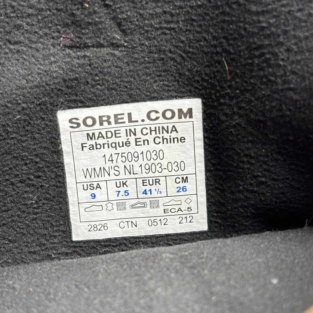 Sorel Women's 9 Gray Slimpack Tall Riding Boots Waterproof Western Equestrian